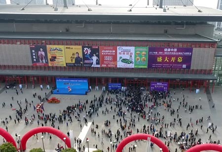  尚博電動(dòng)車(chē)展航拍